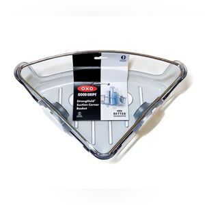 OXO Good Grips Stronghold Suction Corner Shelf